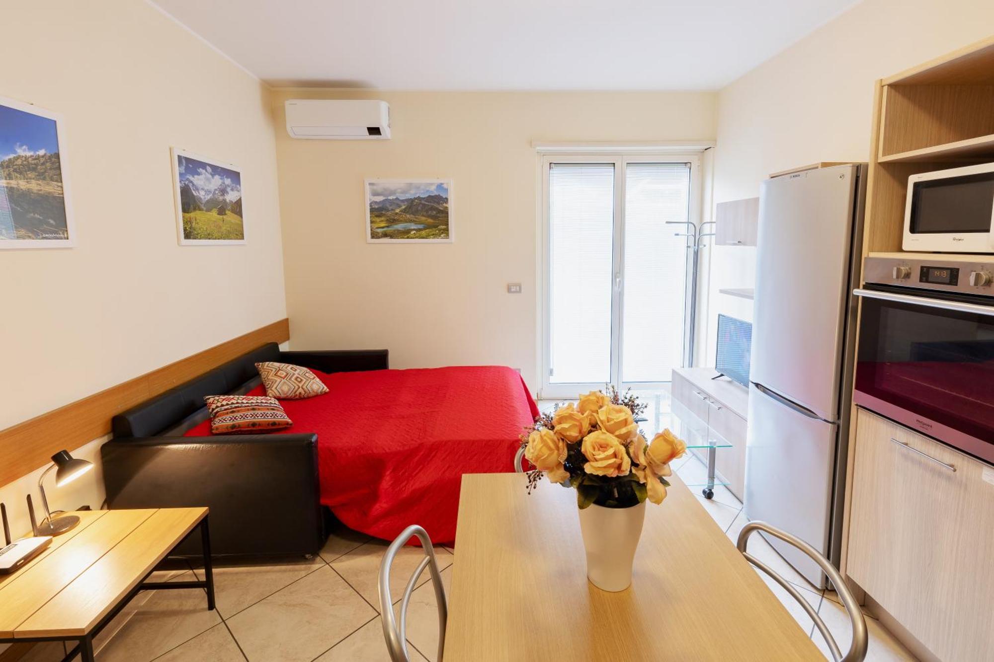 Residenza Il Castello Apartman Sondrio Szoba fotó